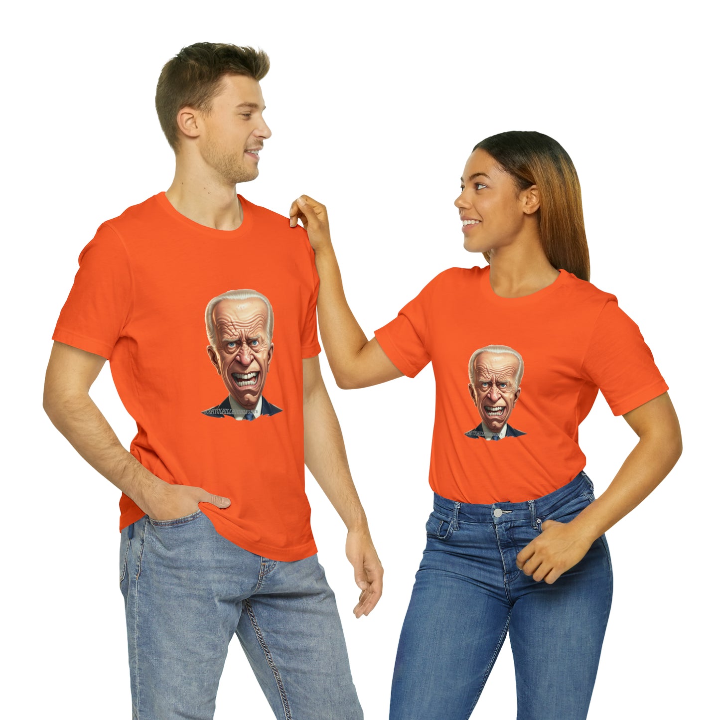 Angry Biden Unisex Jersey Short Sleeve Tee