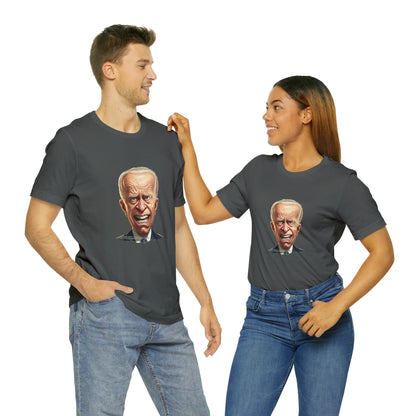 Angry Biden Unisex Jersey Short Sleeve Tee