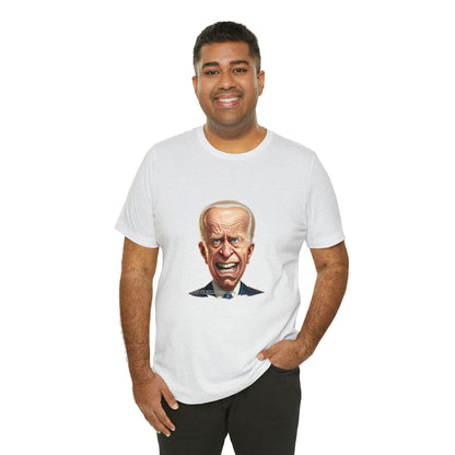 Angry Biden Unisex Jersey Short Sleeve Tee