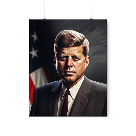 JFK Premium Matte Vertical Poster