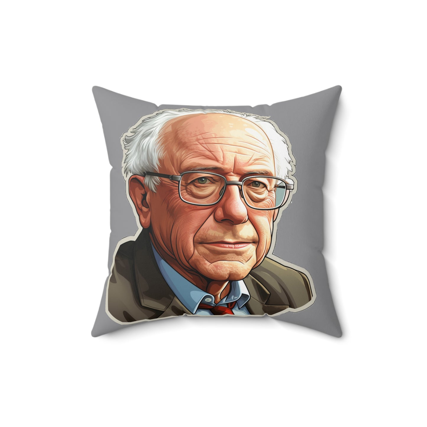 Bernie Sanders Spun Polyester Square Pillow