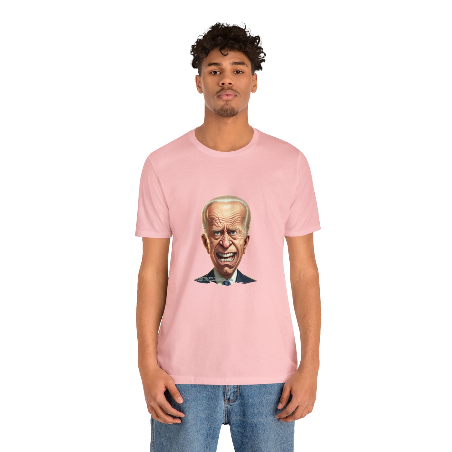 Angry Biden Unisex Jersey Short Sleeve Tee