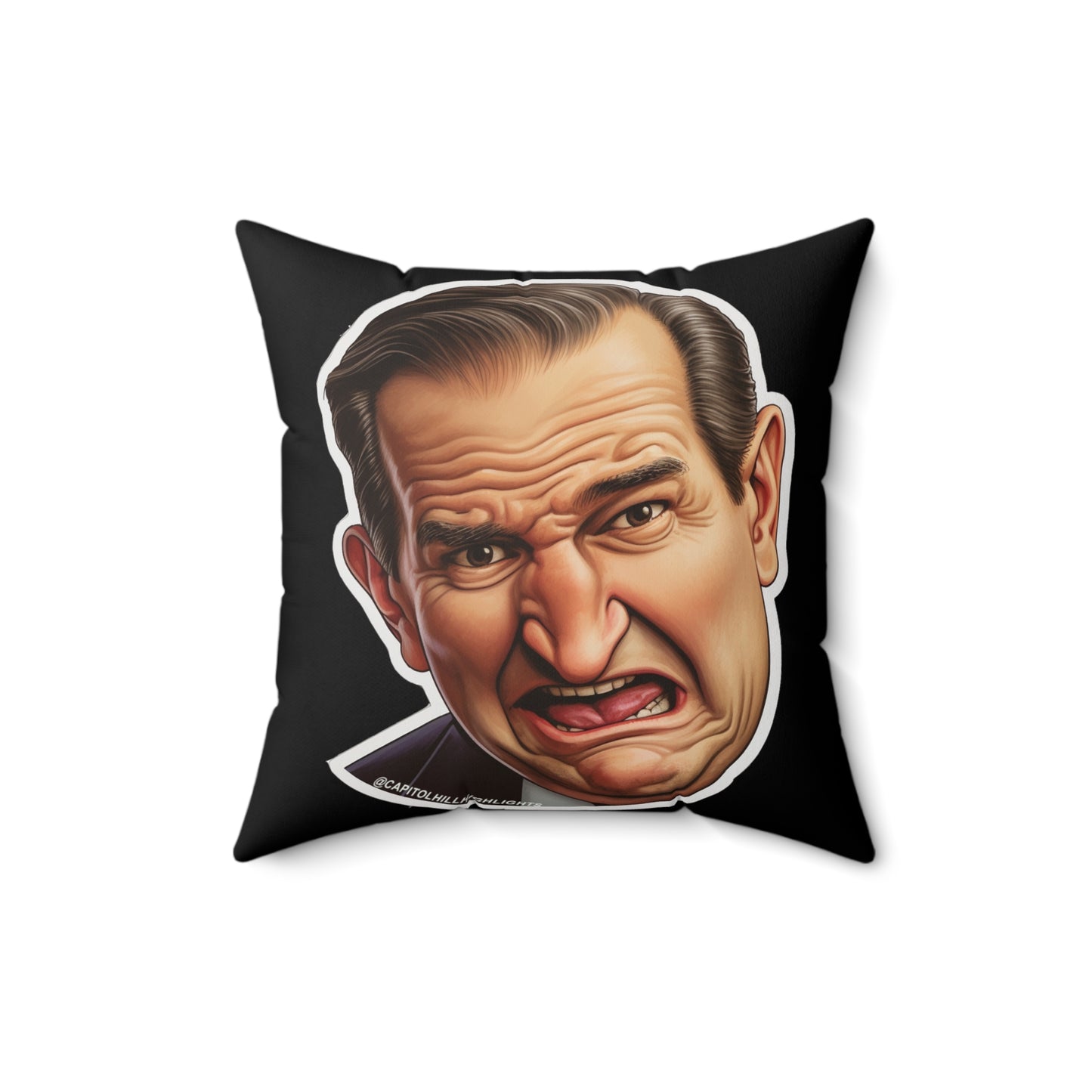 Angry Cruz Spun Polyester Square Pillow