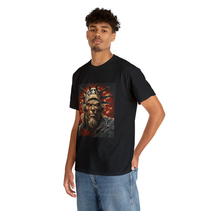 Scary Uncle Sam Unisex Heavy Cotton Tee