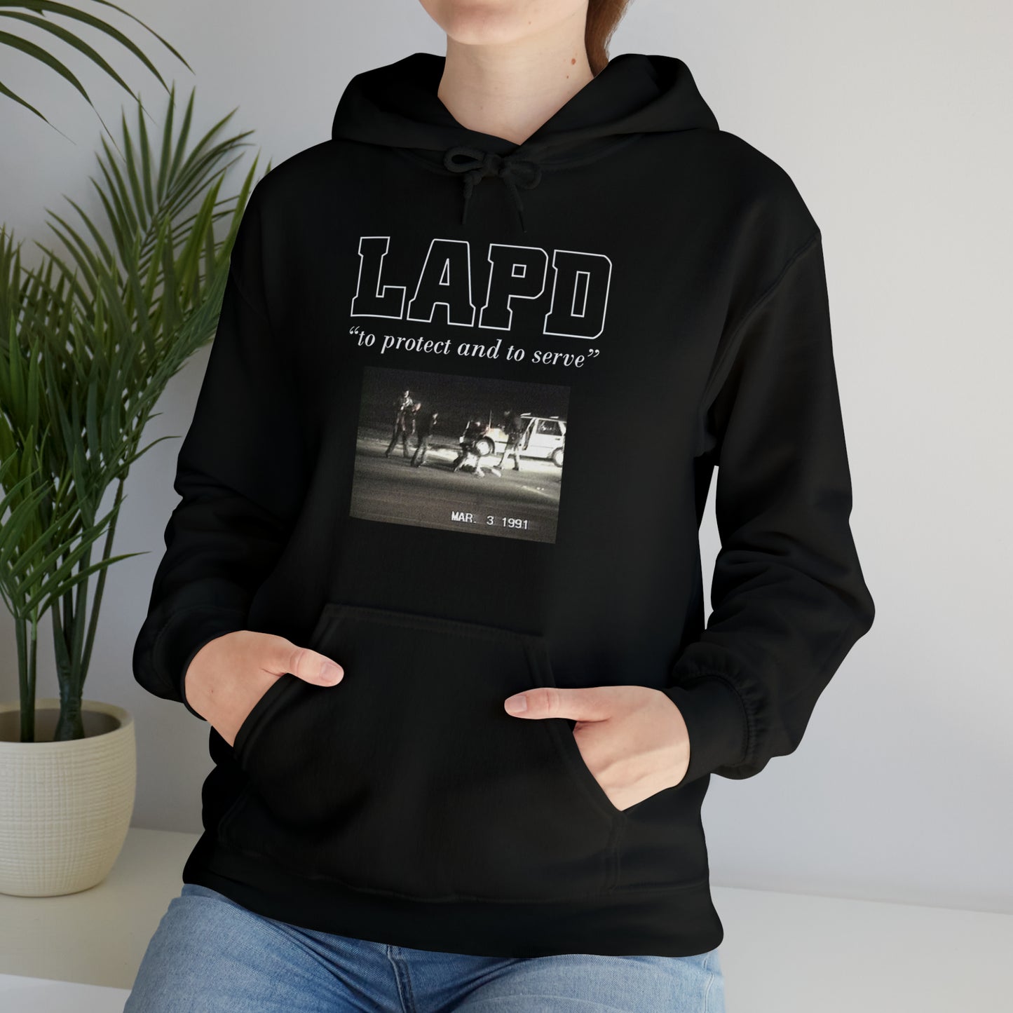 LAPD Rodney King Hooded Sweatshirt