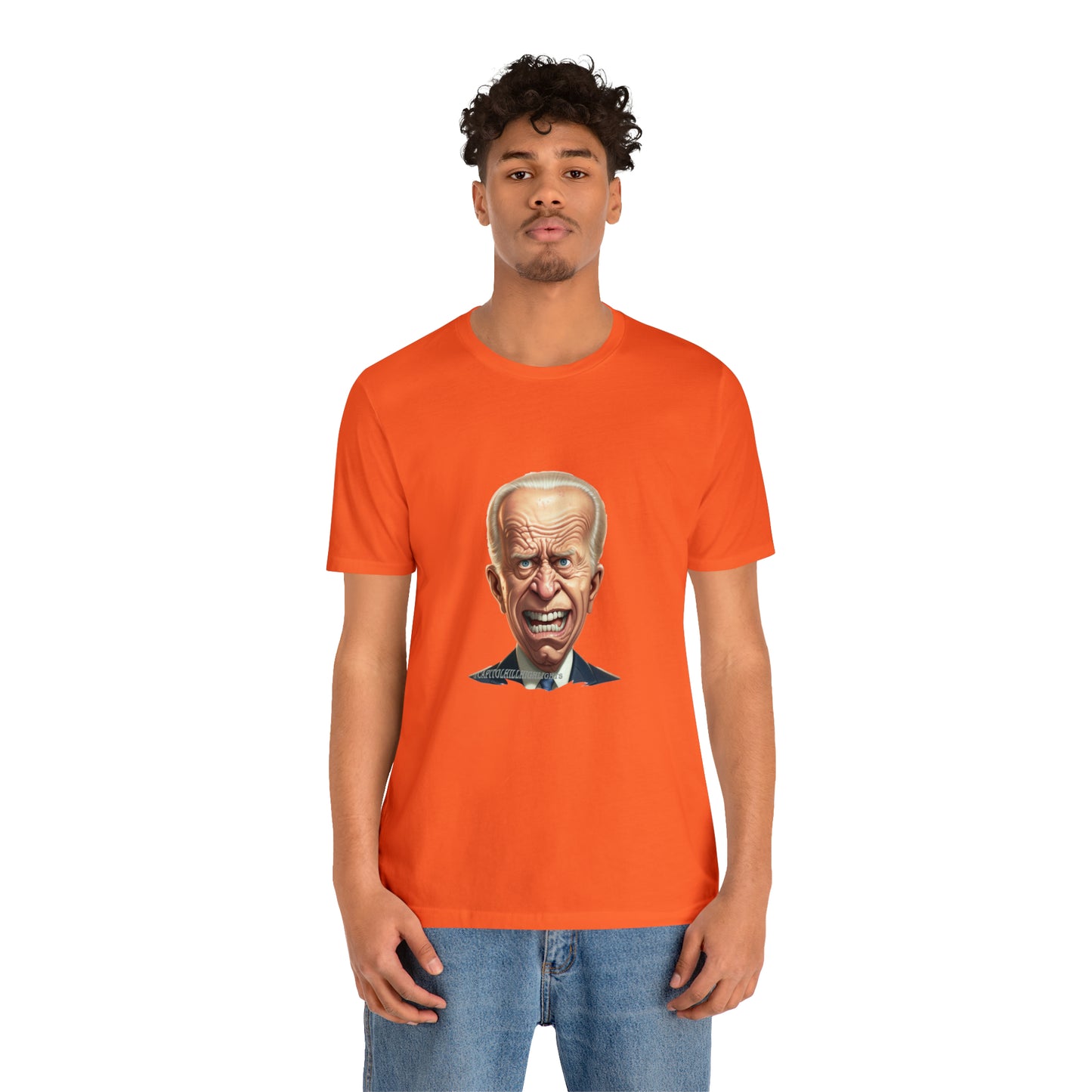 Angry Biden Unisex Jersey Short Sleeve Tee