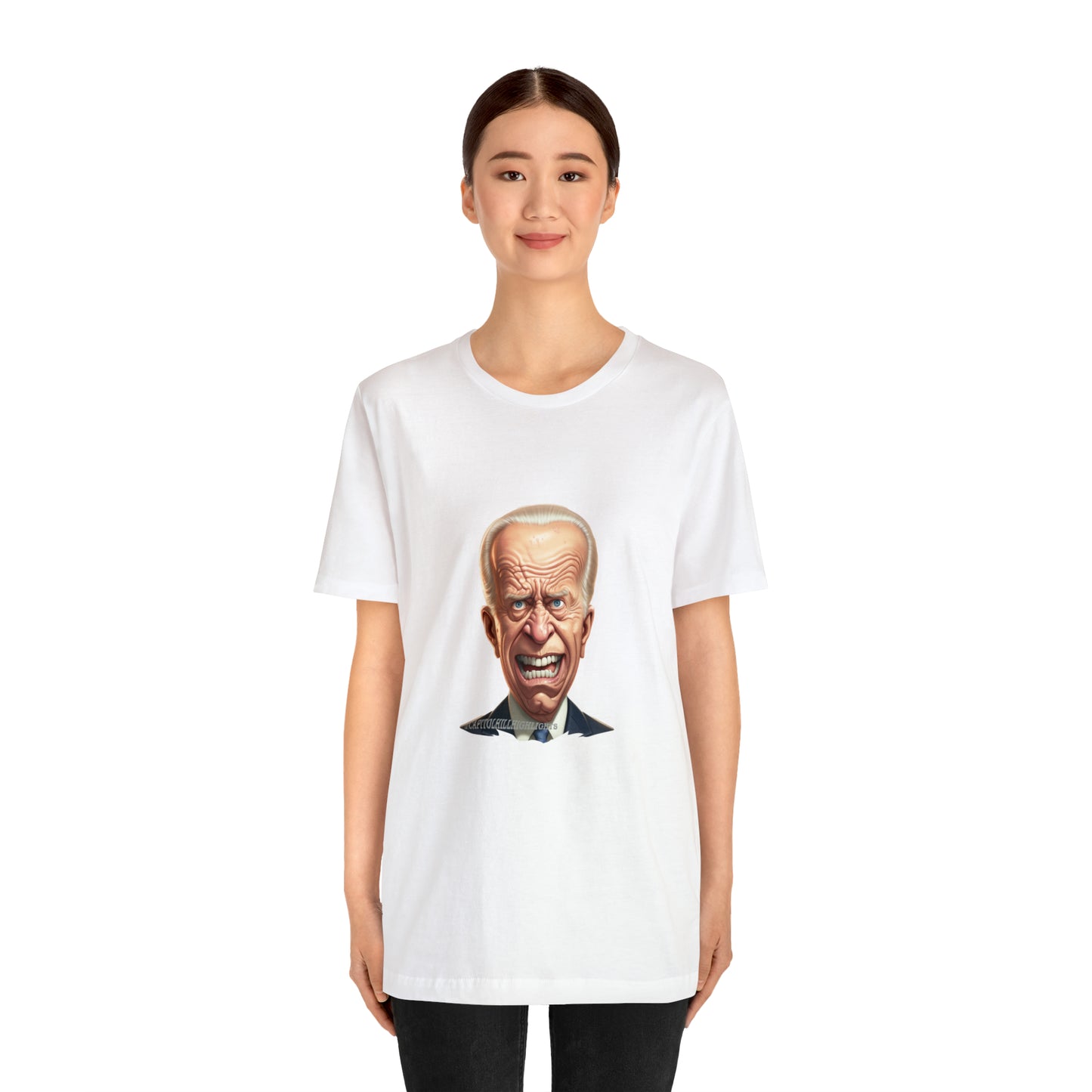 Angry Biden Unisex Jersey Short Sleeve Tee