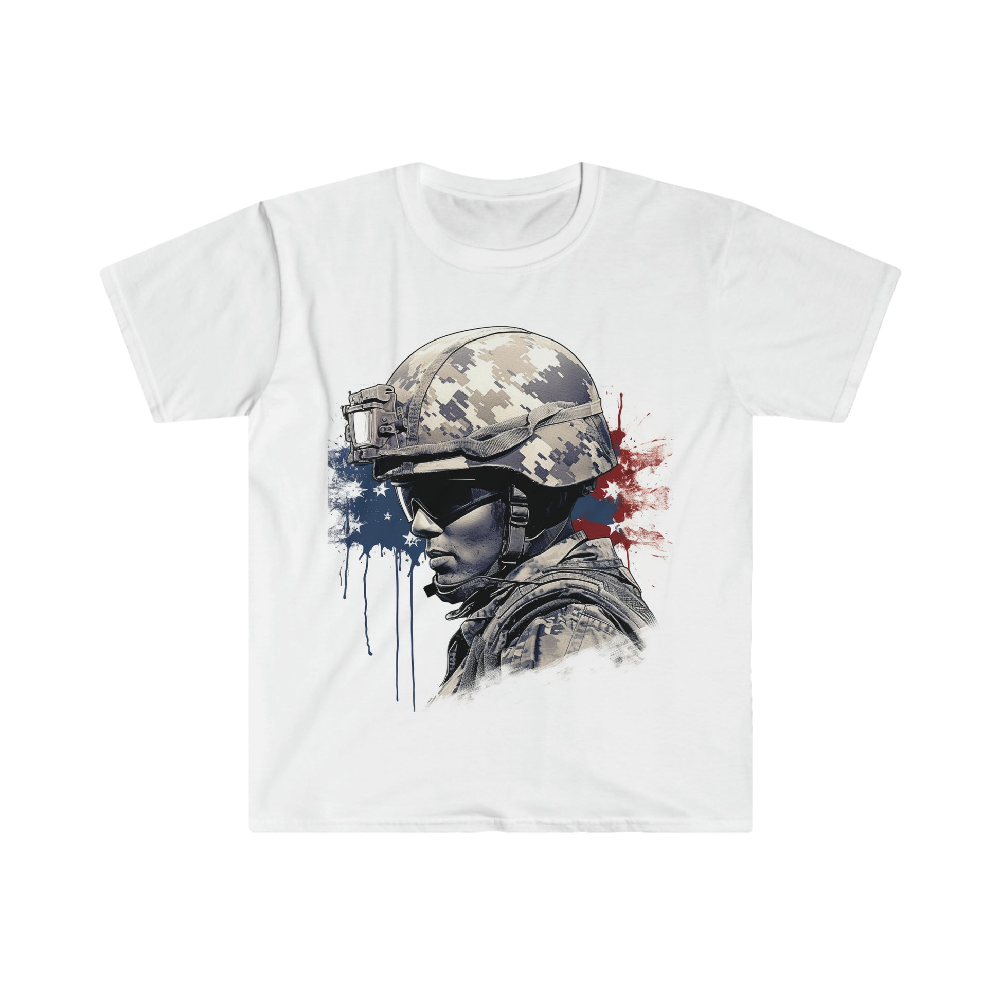 American soldier patriatic political tshirt