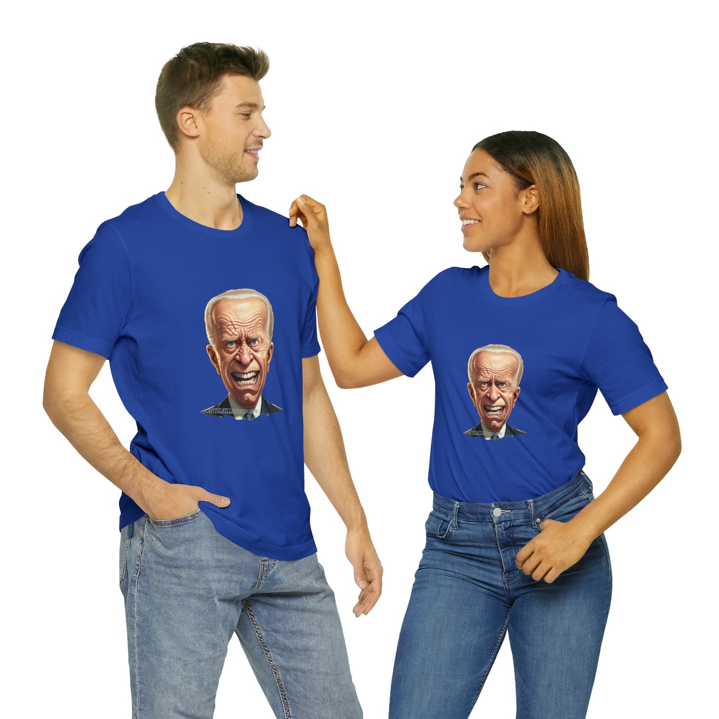 Angry Biden Unisex Jersey Short Sleeve Tee