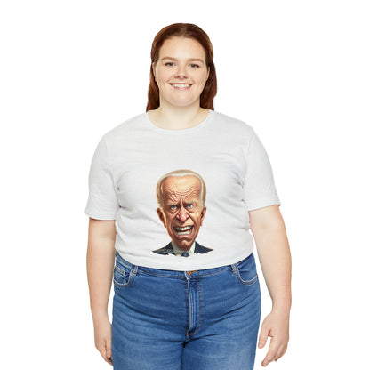 Angry Biden Unisex Jersey Short Sleeve Tee