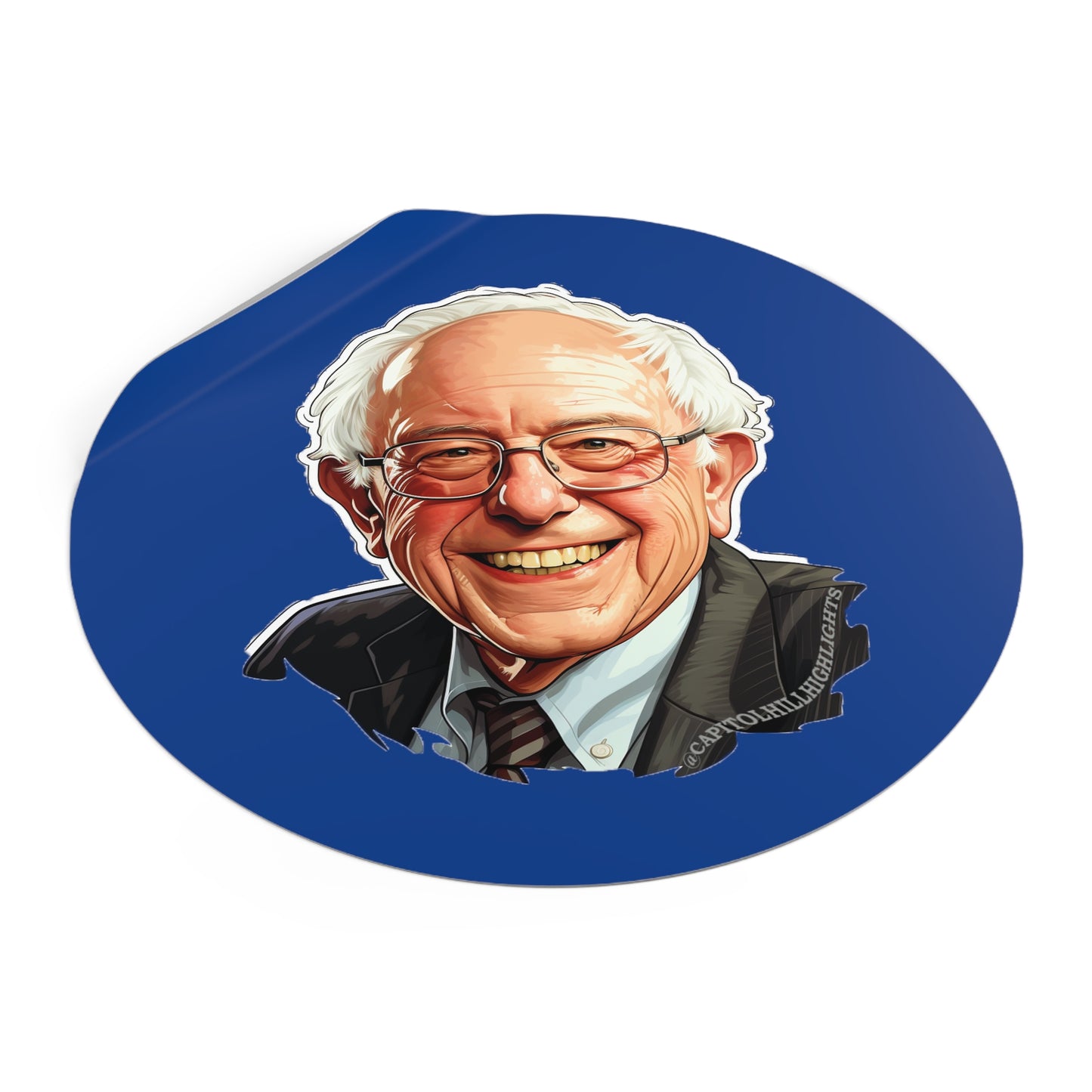 Bernie Sanders Round Vinyl Stickers