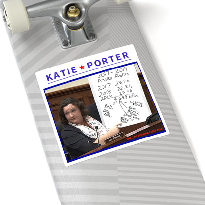 Katie Porter Big Pharma Sticker