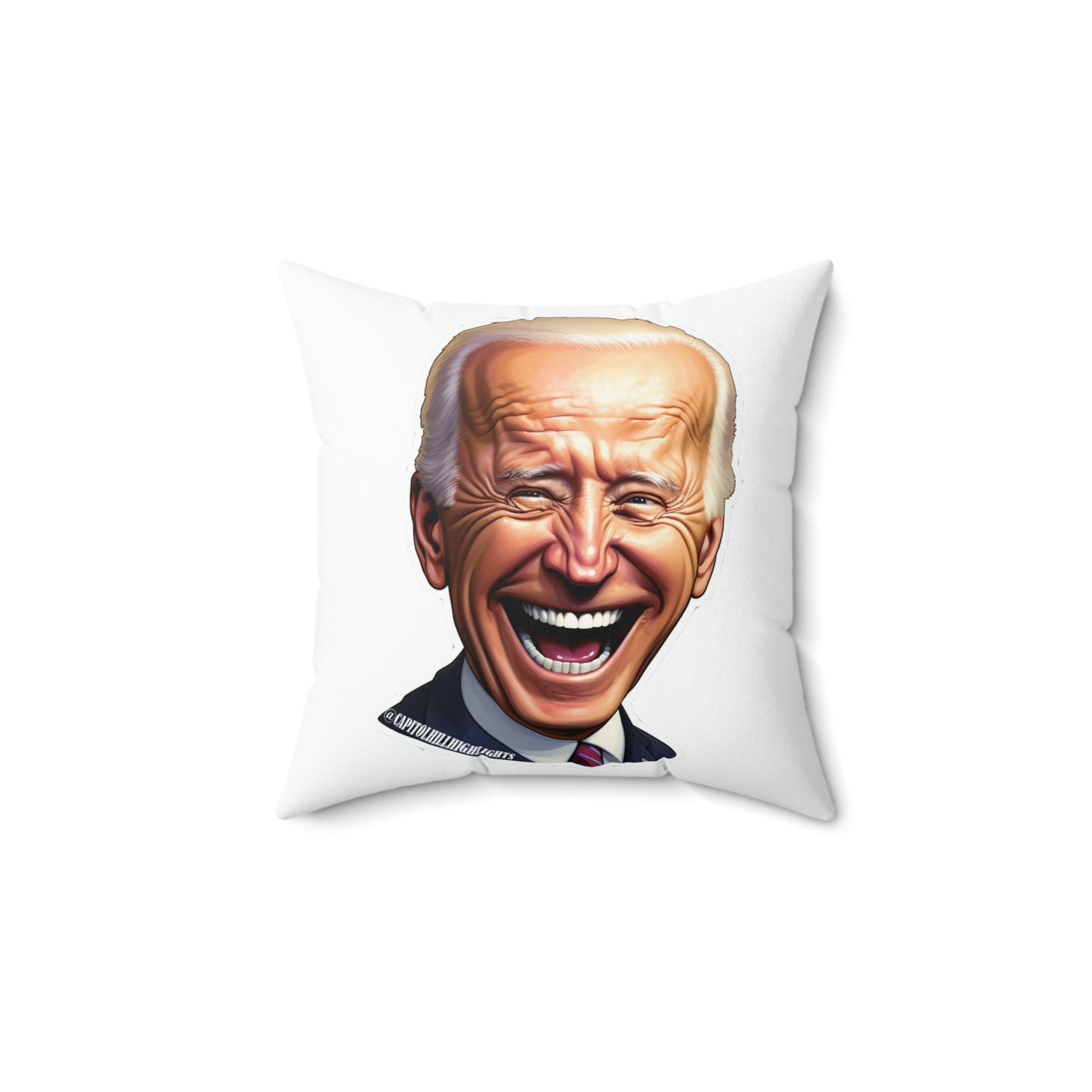 Screaming Biden Faux Suede Square Pillow