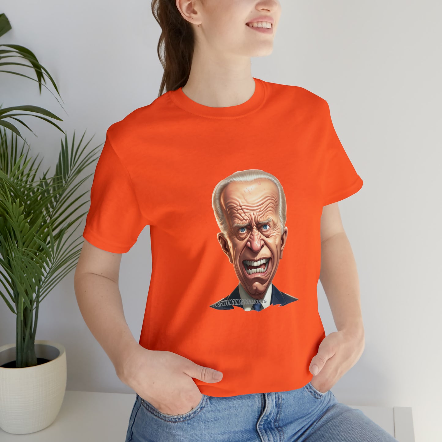 Angry Biden Unisex Jersey Short Sleeve Tee