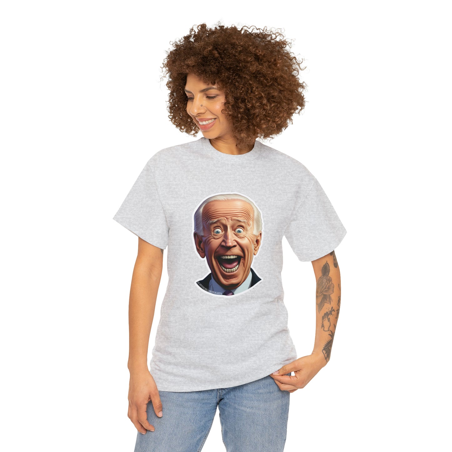 Surprised Biden Unisex Heavy Cotton Tee