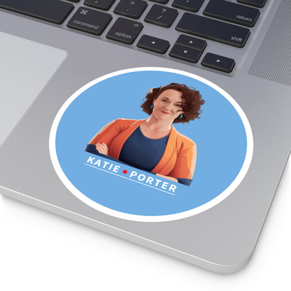 Katie Porter Round Sticker