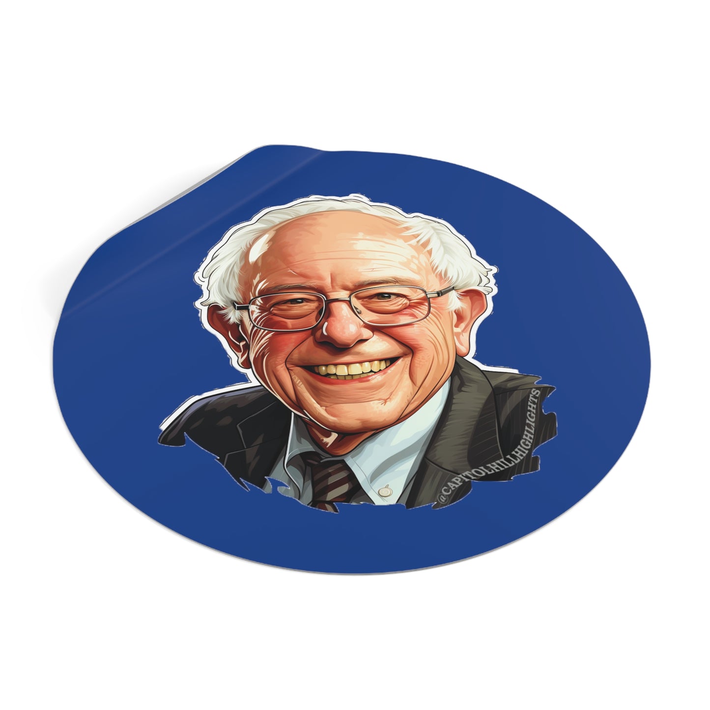 Bernie Sanders Round Vinyl Stickers