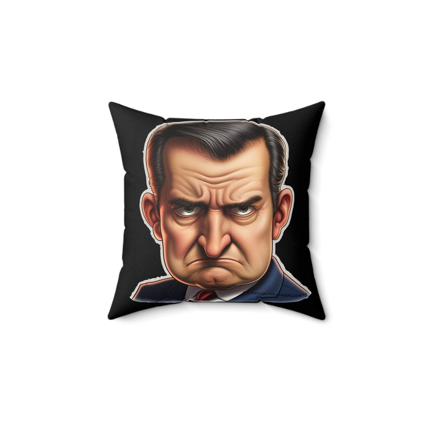 Angry Cruz Spun Polyester Square Pillow