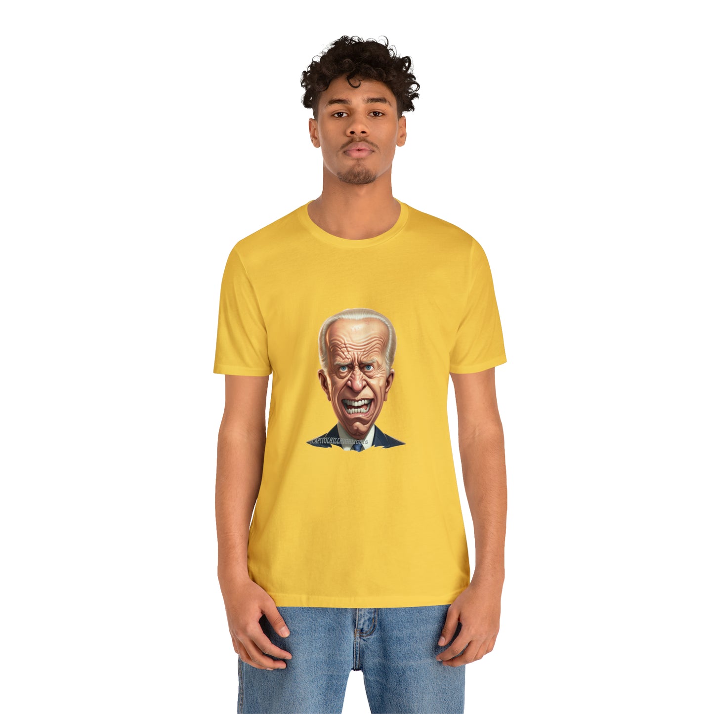 Angry Biden Unisex Jersey Short Sleeve Tee