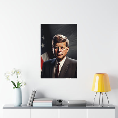 JFK Premium Matte Vertical Poster