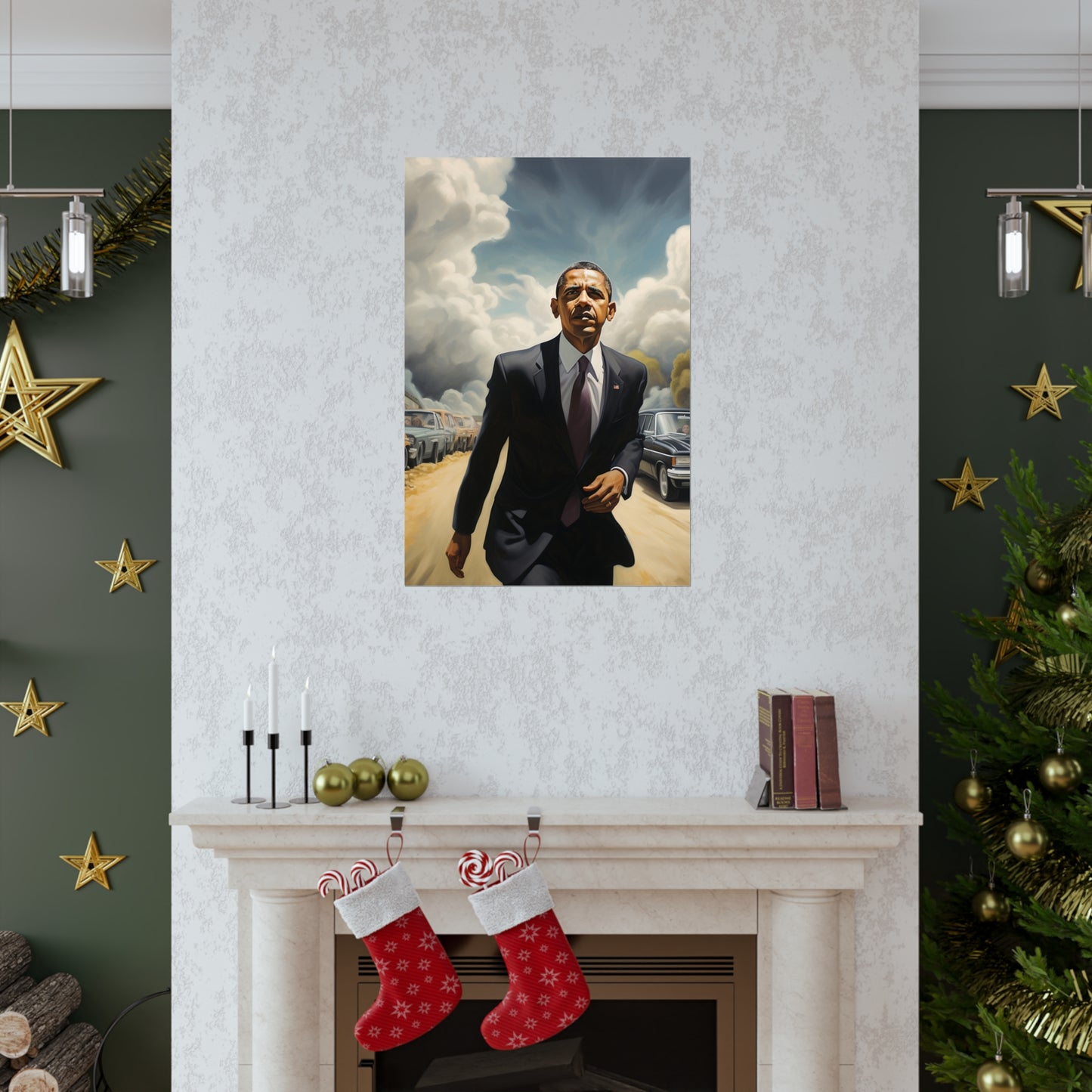 Surreal Obama Premium Matte Vertical Posters