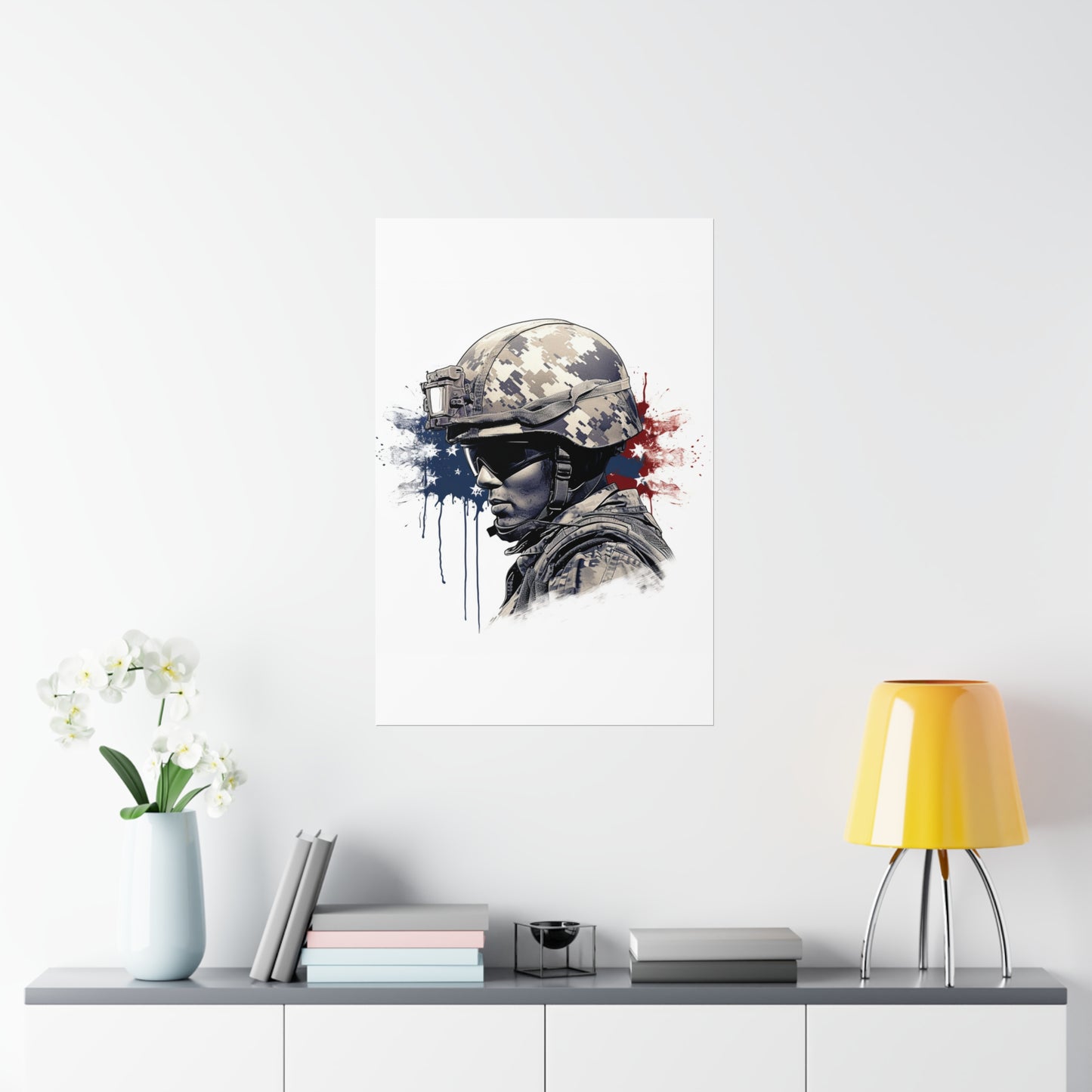 American Soldier Premium Matte Vertical Posters