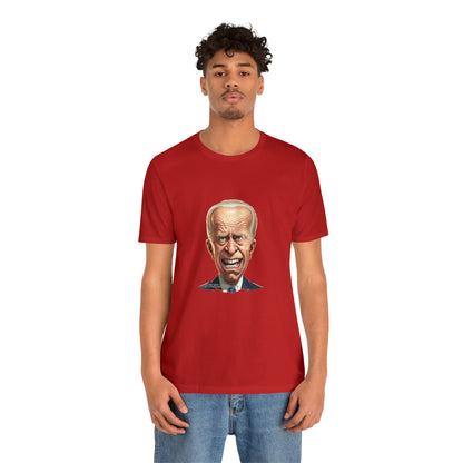 Angry Biden Unisex Jersey Short Sleeve Tee