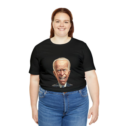 Angry Biden Unisex Jersey Short Sleeve Tee