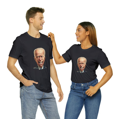 Angry Biden Unisex Jersey Short Sleeve Tee