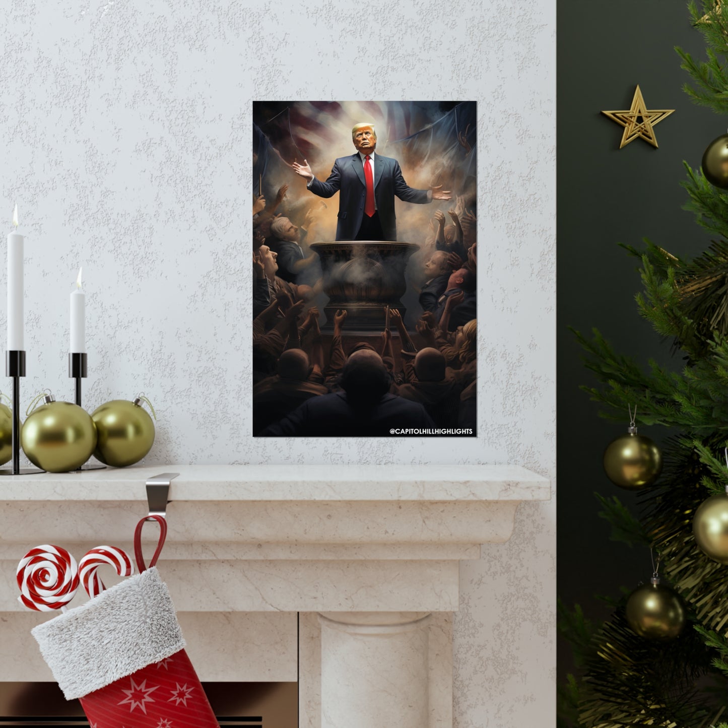 Trump Worship Premium Matte Vertical Posters