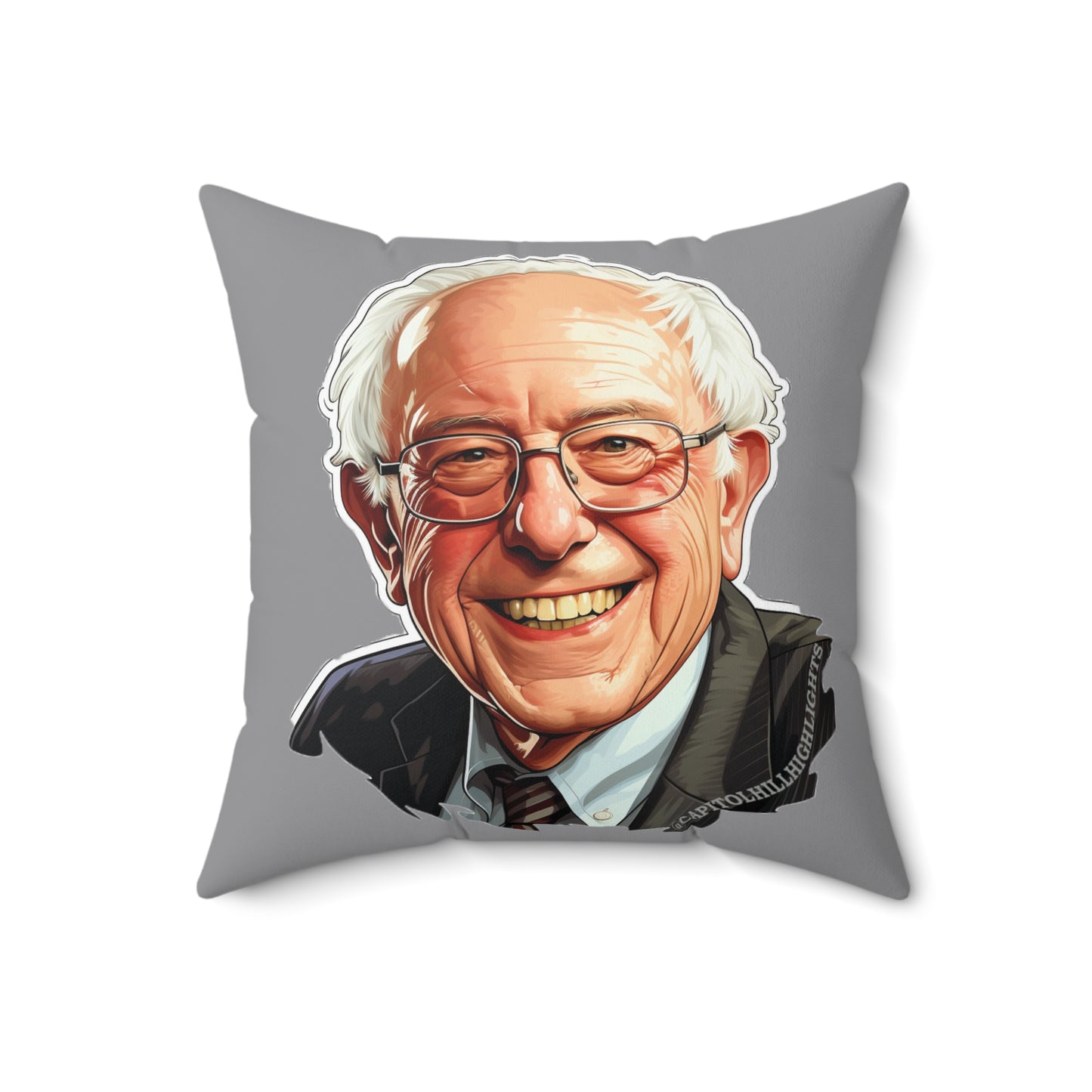 Bernie Sanders Spun Polyester Square Pillow