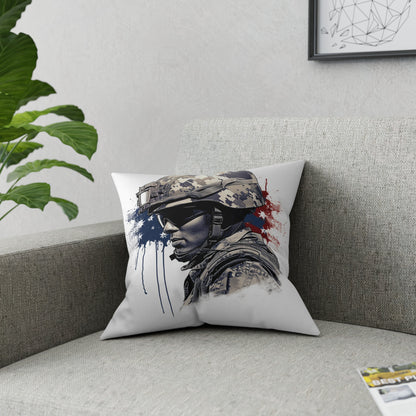 American Soldier Broadcloth Pillow