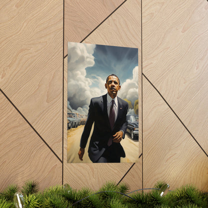 Surreal Obama Premium Matte Vertical Posters