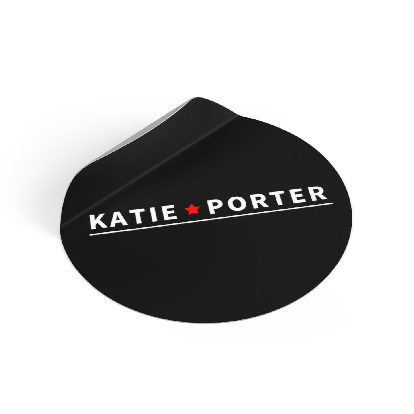 Katie Porter Round Sticker