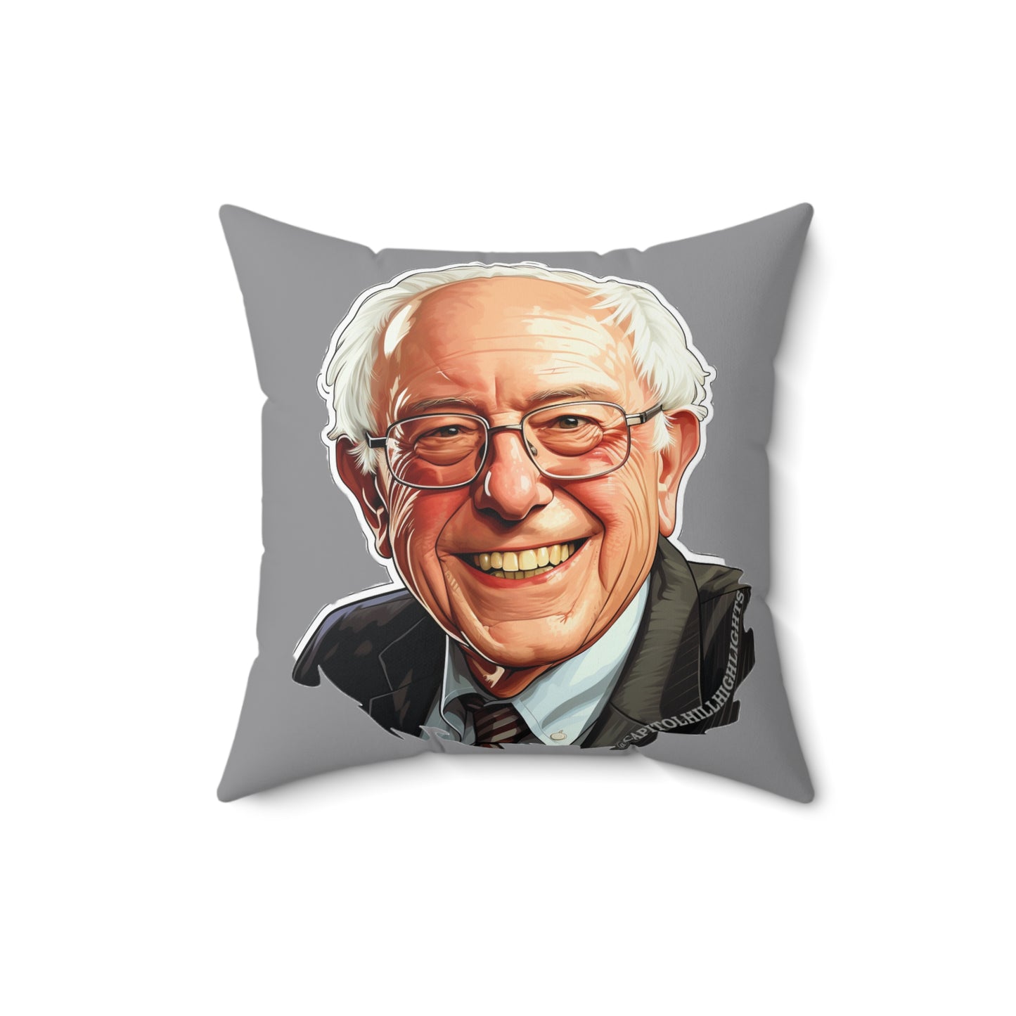 Bernie Sanders Spun Polyester Square Pillow