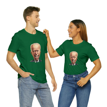 Angry Biden Unisex Jersey Short Sleeve Tee