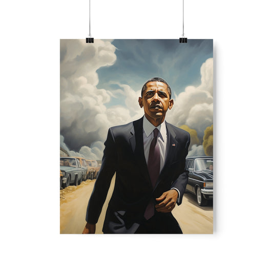 Surreal Obama Premium Matte Vertical Posters