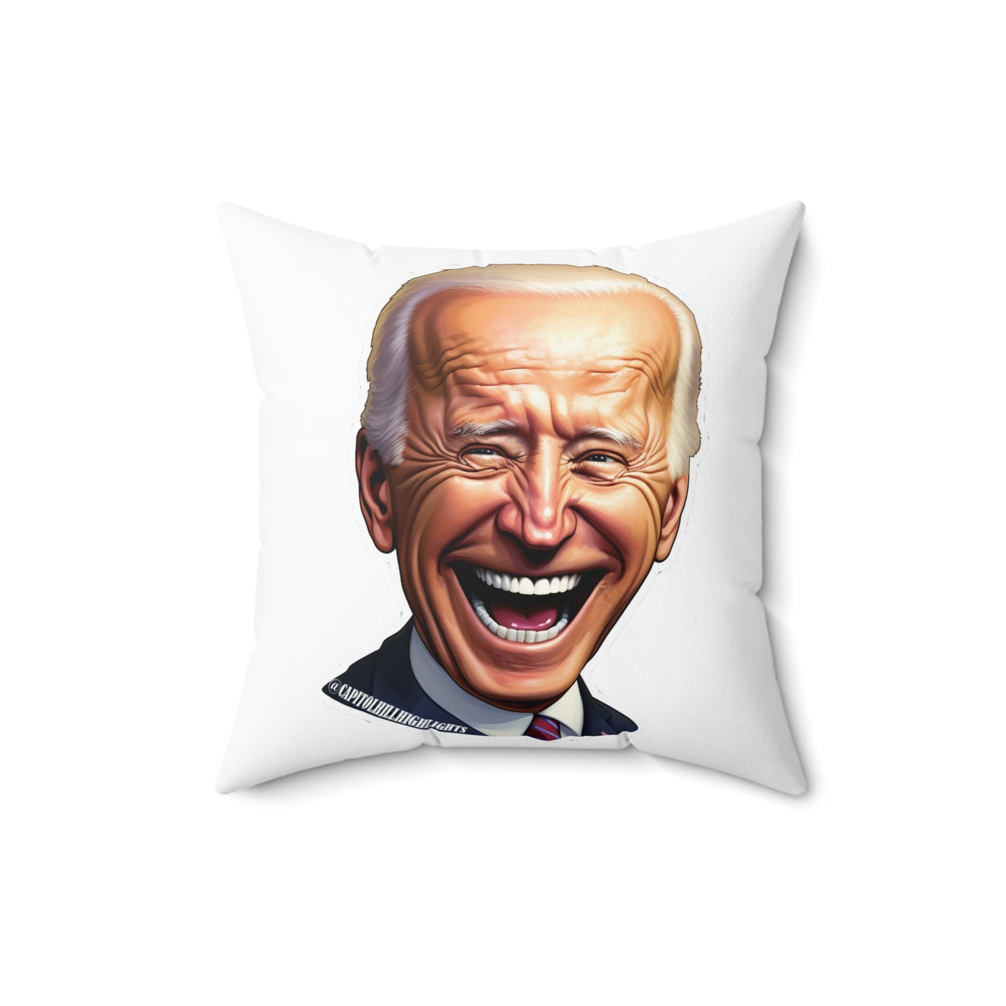 Screaming Biden Faux Suede Square Pillow