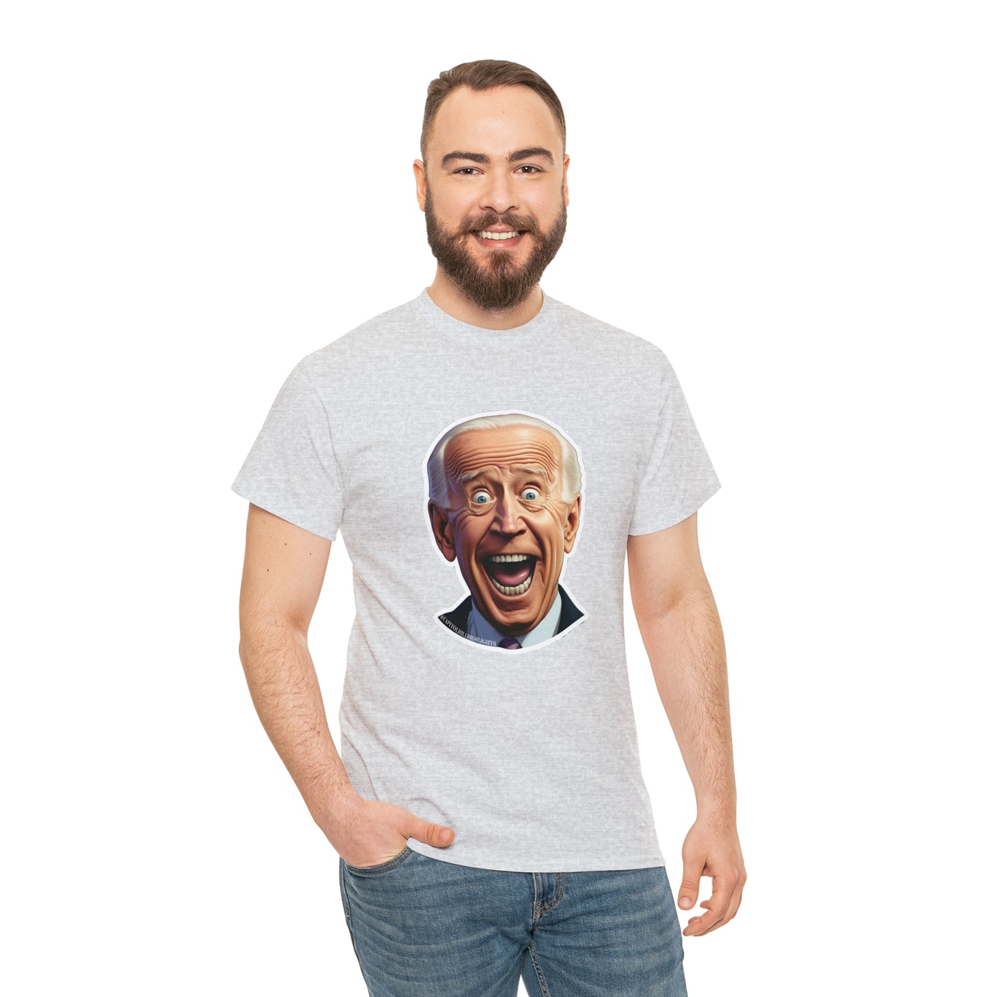 Surprised Biden Unisex Heavy Cotton Tee