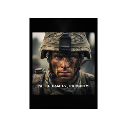 Faith, Family, Freedom Premium Matte Vertical Posters