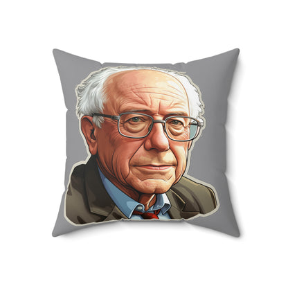 Bernie Sanders Spun Polyester Square Pillow