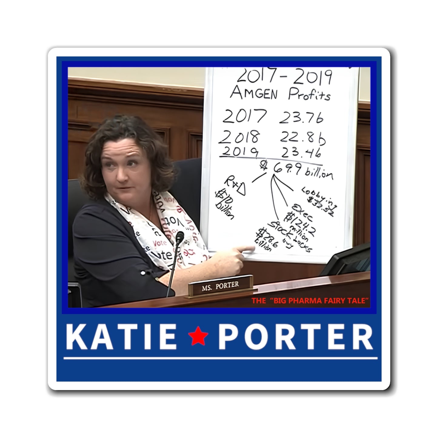 Katie Porter Big Pharma Magnets