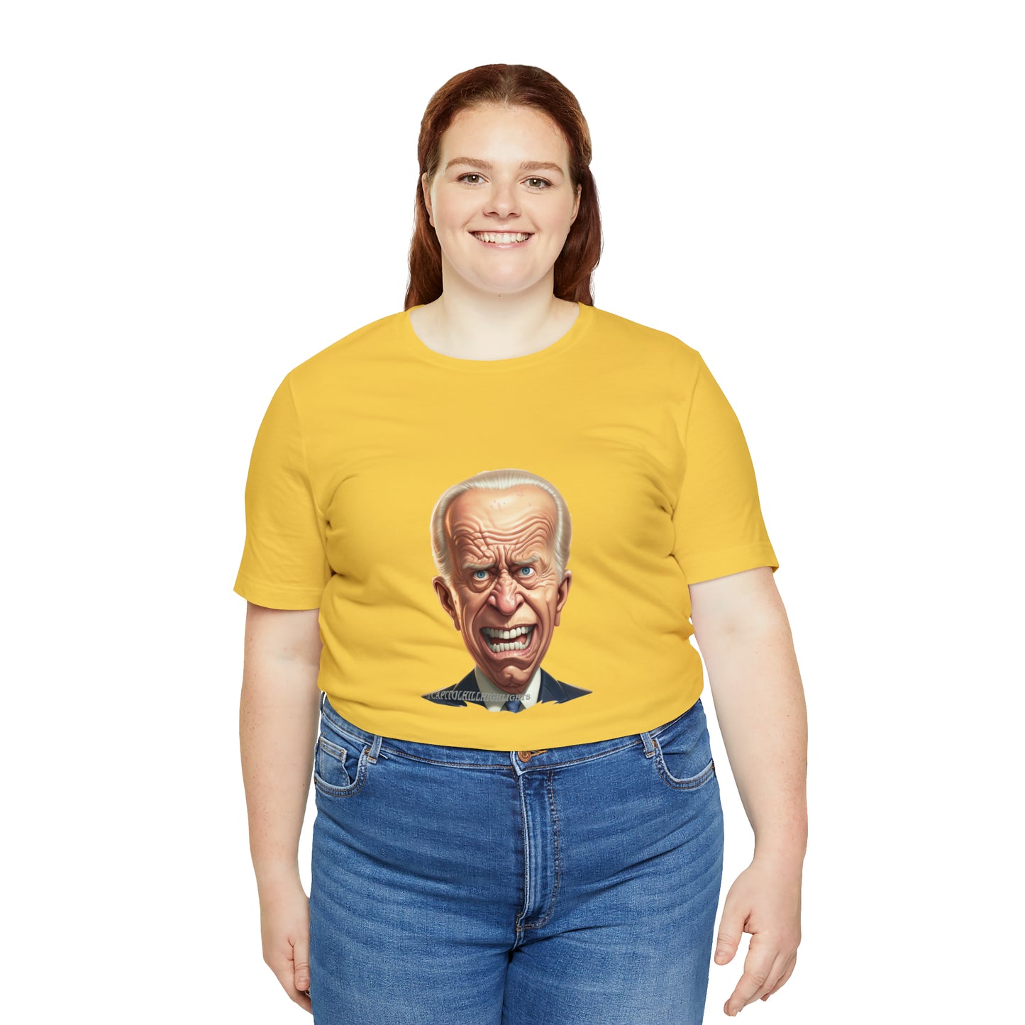 Angry Biden Unisex Jersey Short Sleeve Tee