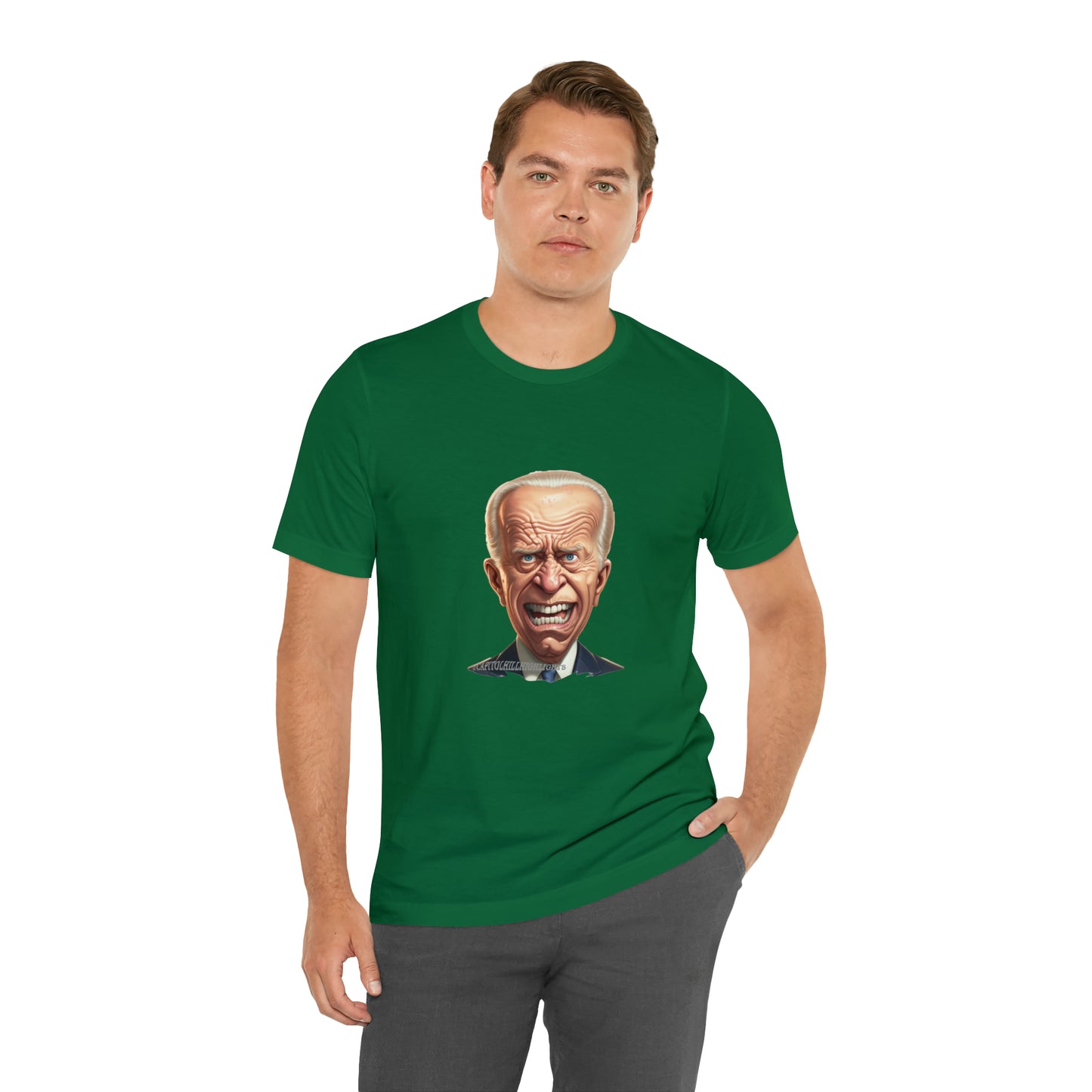 Angry Biden Unisex Jersey Short Sleeve Tee