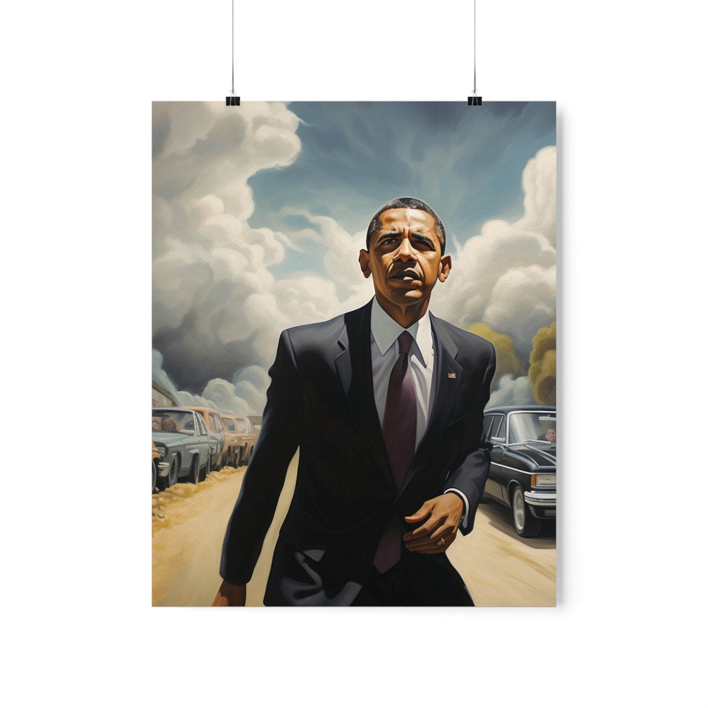 Surreal Obama Premium Matte Vertical Posters