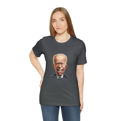 Angry Biden Unisex Jersey Short Sleeve Tee