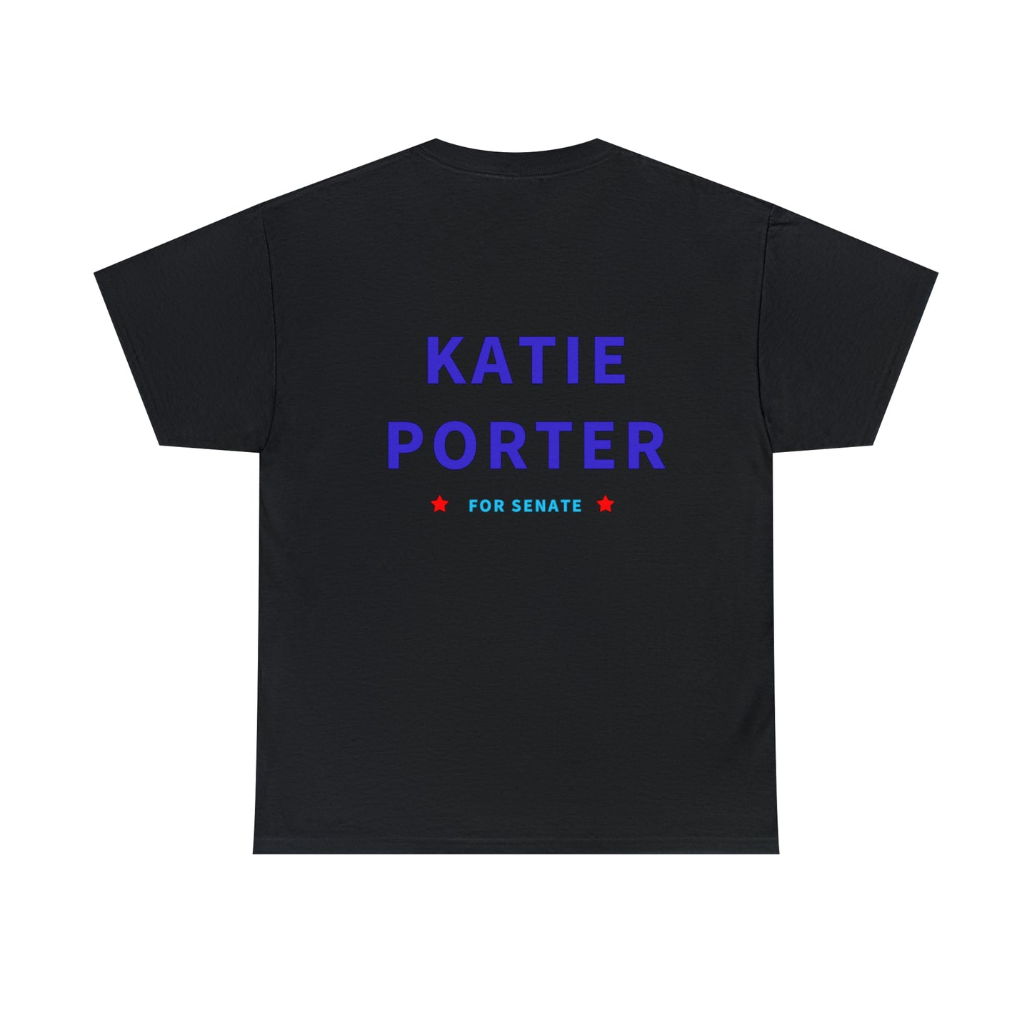 Katie Porter for Senate T-Shirt, Back View, Black