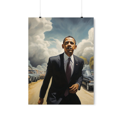 Surreal Obama Premium Matte Vertical Posters