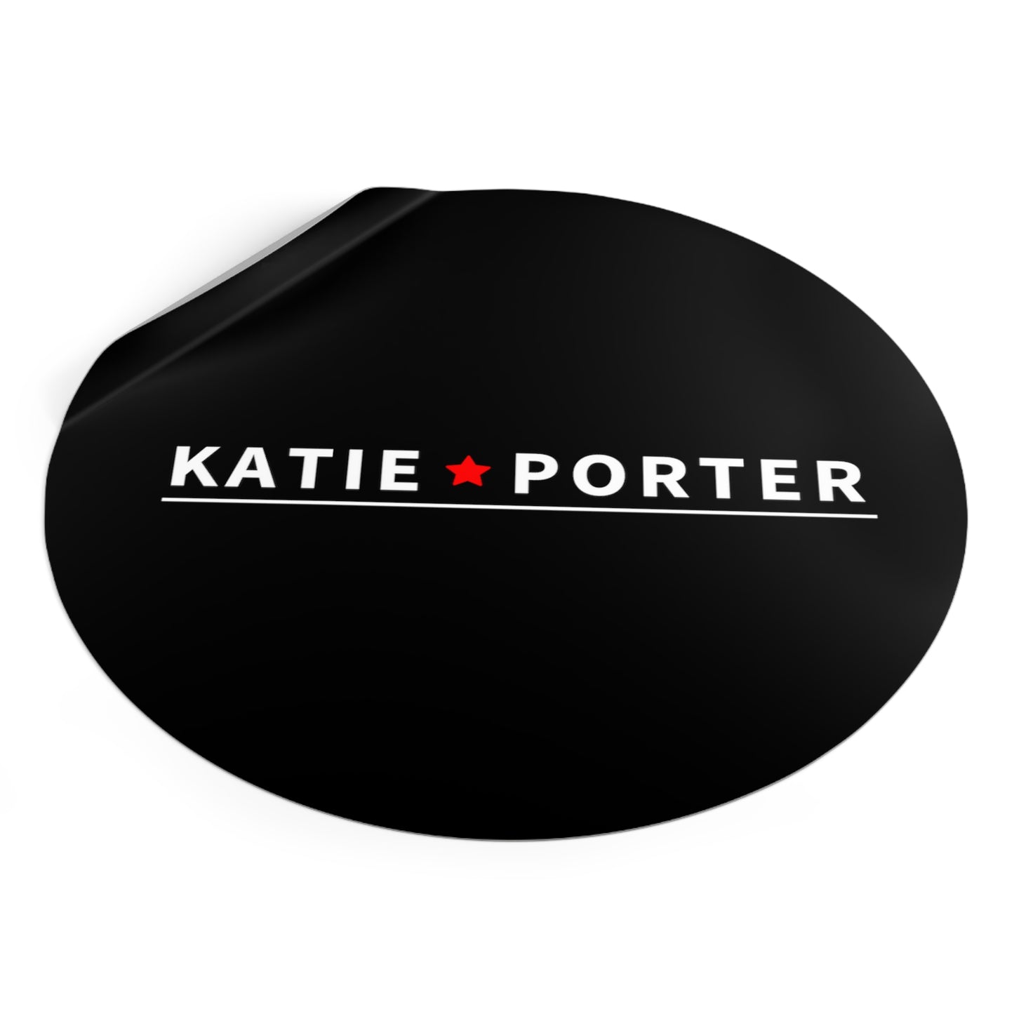 Katie Porter Round Sticker