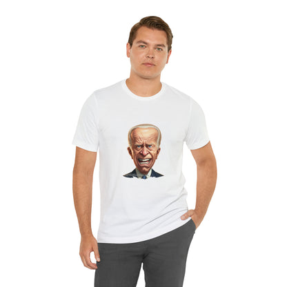 Angry Biden Unisex Jersey Short Sleeve Tee